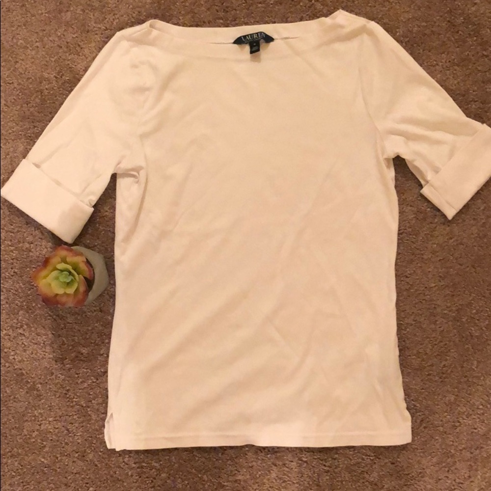 Simple White Ralph Lauren Top